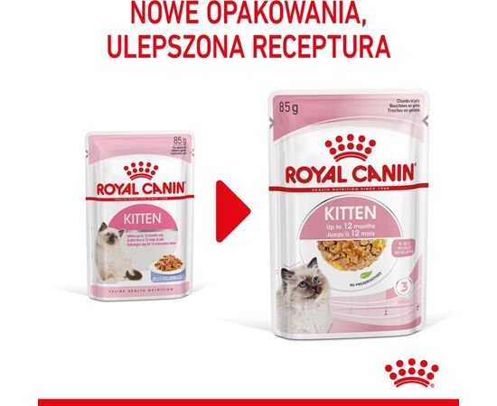 ROYAL CANIN FHN KITTEN INSTINCTIVE IN JELLY - WET FOOD FOR KITTENS - 12X85G