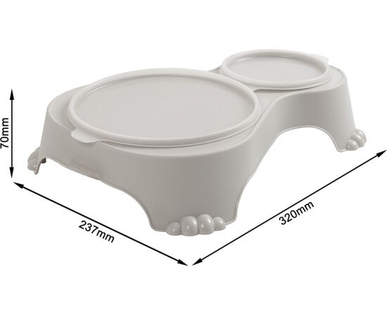 ROTHO SALLY GREY - FOOD BOWL - 1 + 0,28L