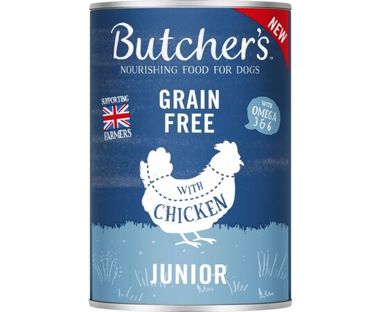 BUTCHER'S ORIGINAL JUNIOR MEGA PACK MIX - WET DOG FOOD - 6 X 400G