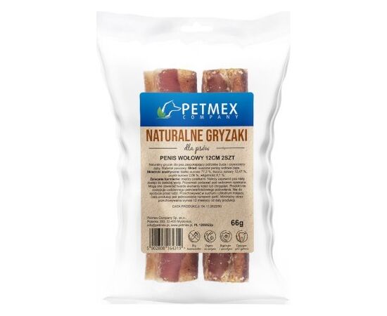 PETMEX BEEF PENIS 12 CM - DOG CHEW - 2 PCS.