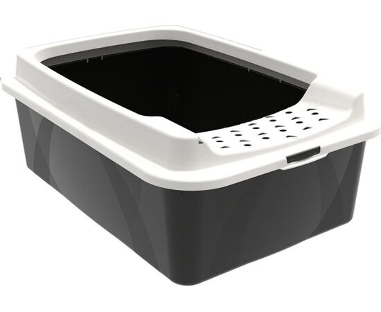 ROTHO BONNIE ECO BLACK - CAT LITTER BOX