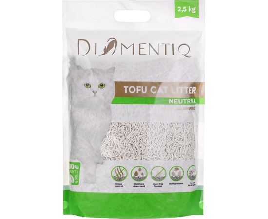 DIAMENTIQ ŻWIREK TOFU ZBRYLAJĄCY 2,5 KG NATURALNY