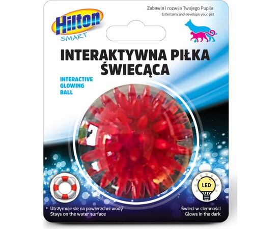 HILTON SMART INTERAKTĪVA KVĒLOJOŠA BUMBA 5CM KAĶIEM/SUŅIEM