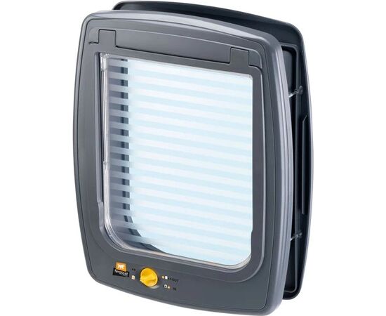 FERPLAST SWING 11 GREY - DOG AND CAT DOOR - 31 X 9.6 X 38.4 CM