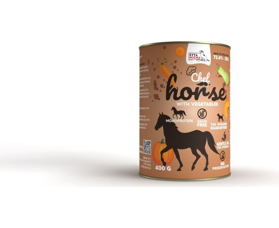 SYTA MICHA HORSEMEAT WITH VEGETABLES - WET DOG FOOD - 400G