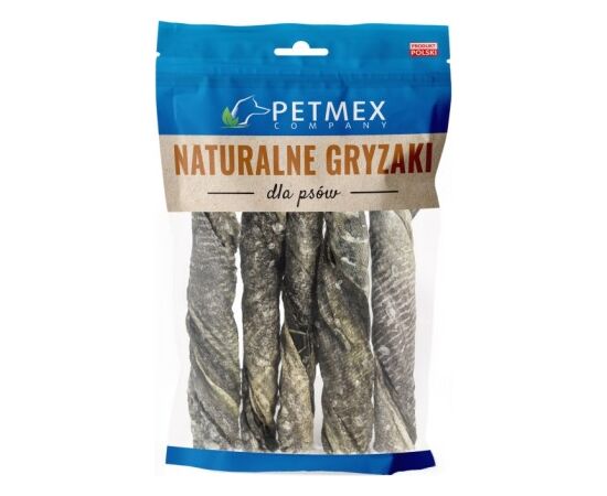 PETMEX SKÓRA DORSZA TWIST - PRZYSMAK DLA PSA - 200G