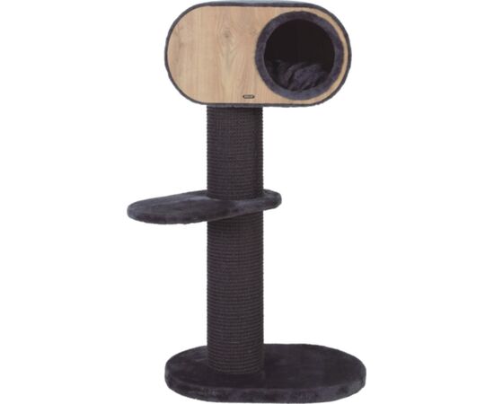 ZOLUX SCRATCHING POST WONDERFUL CAT 2 GREY - CAT SCRATCHER - 60 X 42.5 X 114CM