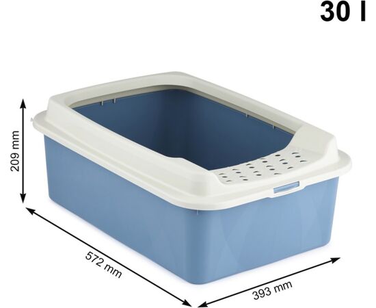 ROTHO BONNIE ECO BLUE - CAT LITTER BOX