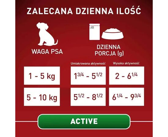 PURINA NESTLE PURINA ONE MINI/SMALL ACTIVE BEEF  - WET DOG FOOD - 85G