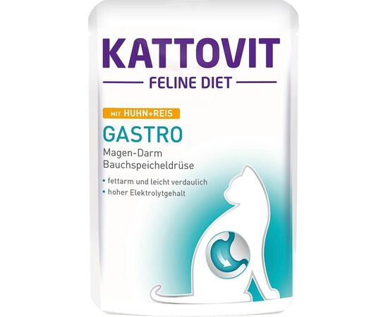 KATTOVIT FELINE DIET GASTRO - WET CAT FOOD - 12 X 85G