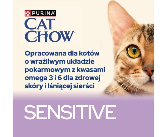 PURINA NESTLE PURINA CAT CHOW SENSITIVE GIG WITH SALMON AND ZUCCHINI IN SAUCE - WET FOOD FOR CATS - 85 G