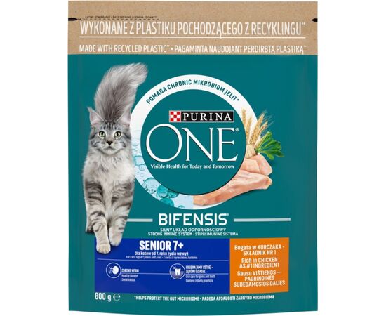 PURINA NESTLE PURINA ONE BIFENSIS SENIOR 7+ - DRY CAT FOOD - 800 G