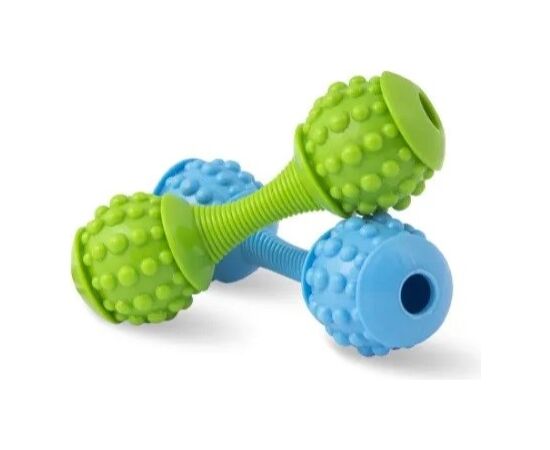 HILTON DENTAL DUMBBELL IN THERMOPLASTIC RUBBER 15 CM - DOG TOY - 1 PIECE