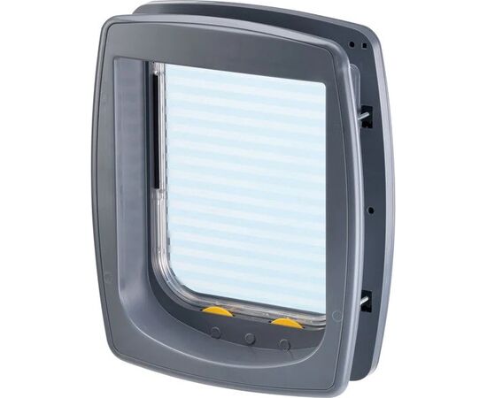 FERPLAST SWING 11 GREY - DOG AND CAT DOOR - 31 X 9.6 X 38.4 CM