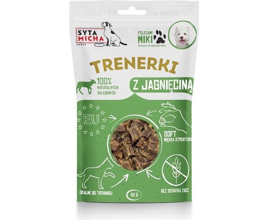SYTA MICHA TRAINERS WITH LAMB FOR DOGS - DOG TREAT - 80 G