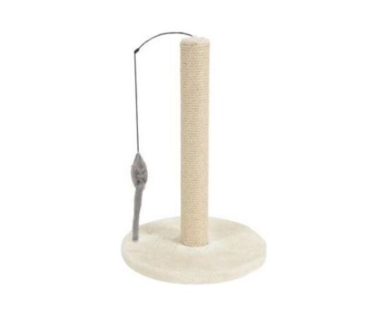 ZOLUX CAT SCRATCHING POST WITH TOY 63 CM - BEIGE