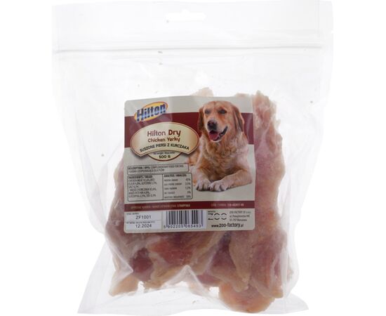 HILTON DRY CHICKEN JERKY - DOG TREAT - 500 G