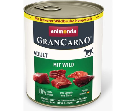 ANIMONDA GRANCARNO ADULT GAME  - WET DOG FOOD - 400G