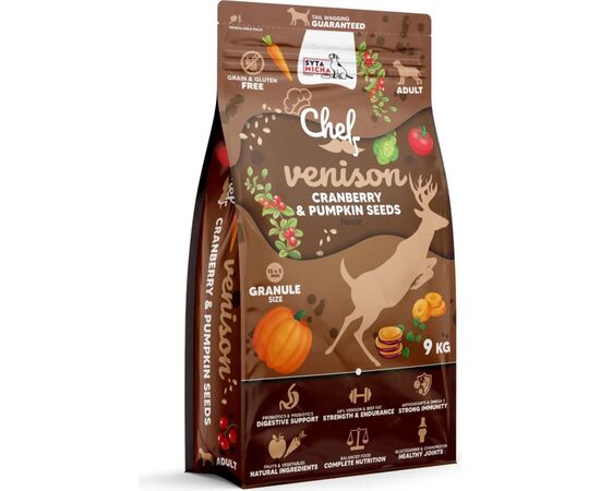 SYTA MICHA CHEF VENISON WITH CRANBERRY AND PUMPKIN SEEDS - DRY DOG FOOD - 9KG