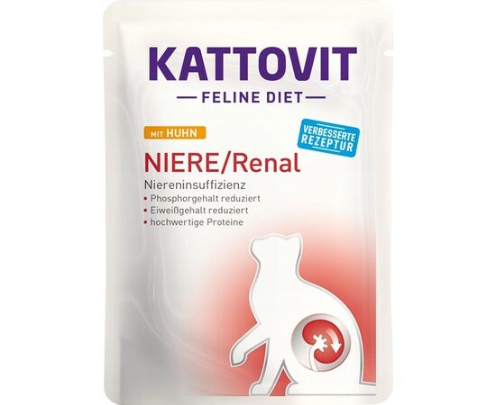 KATTOVIT FELINE DIET NIERE/RENAL - WET CAT FOOD - 12 X 85G
