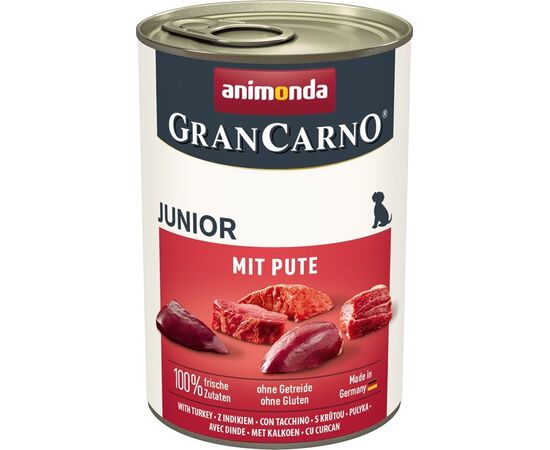 ANIMONDA GRANCARNO JUNIOR WITH TURKEY - WET DOG FOOD - 400G
