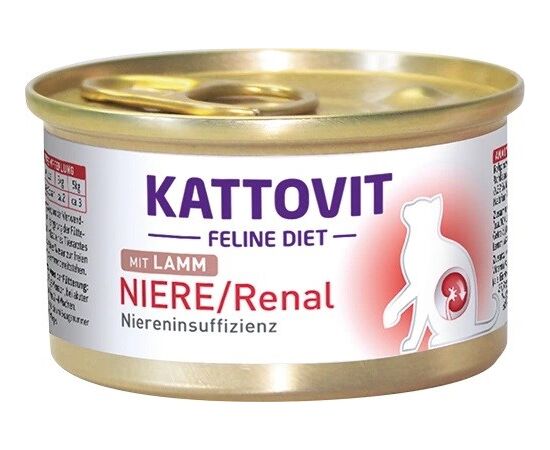 KATTOVIT NIERE/RENAL FELINE JAGNIĘCINA PUSZKA 85G DLA KOTA