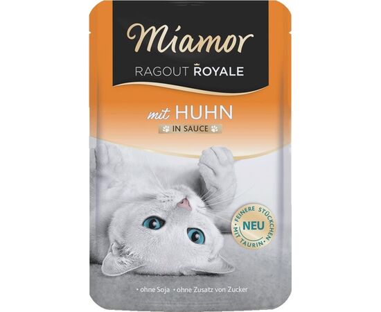 MIAMOR RAGOUT ROYALE CHICKEN IN SAUCE - WET CAT FOOD - 100G
