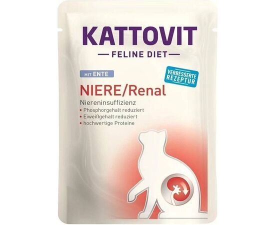KATTOVIT FELINE DIET NIERE/RENAL - WET CAT FOOD - 12 X 85G