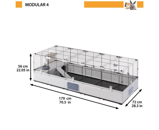 FERPLAST MODULAR 4 CAGE 179X72X56 CM
