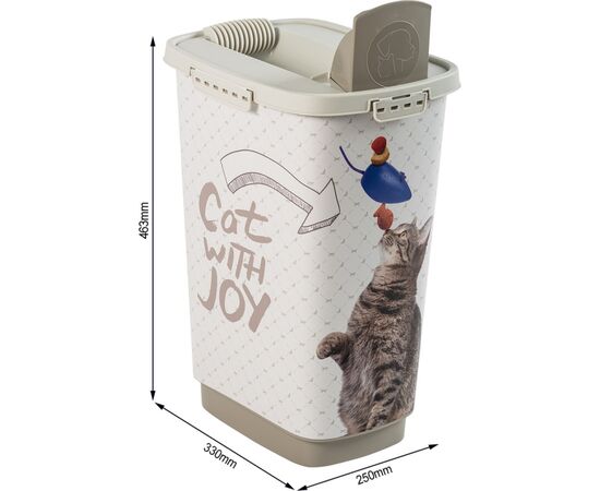 ROTHO CODY BEIGE - FOOD CONTAINER - 25L