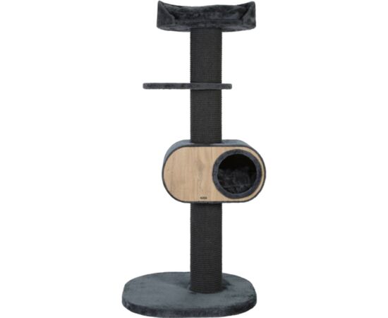 ZOLUX SCRATCHING POST WONDERFUL CAT 3 COLOUR GREY - CAT SCRATCHING POST - 62.5 X 63 X 158CM