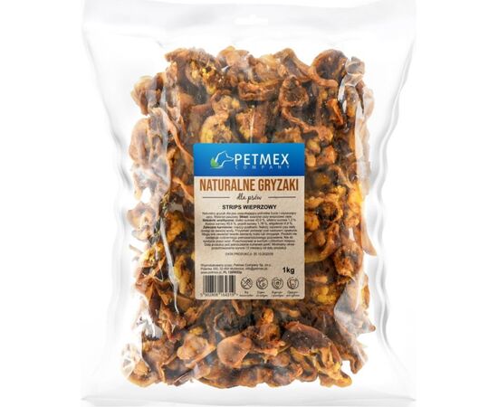 PETMEX STRIPS WIEPRZOWY - PRZYSMAK DLA PSA - 1000G