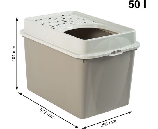 ROTHO BERTY ECO CAPPUCCINO - CAT LITTER BOX
