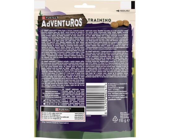 PURINA NESTLE PURINA ADVENTUROS TRAINING VENISON DOG TREAT - 115G