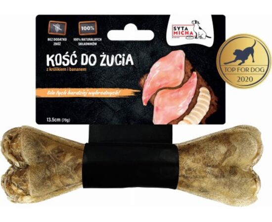 SYTA MICHA FOR PICKY DOGS RABBIT WITH BANANA - DOG CHEW - 13,5 CM