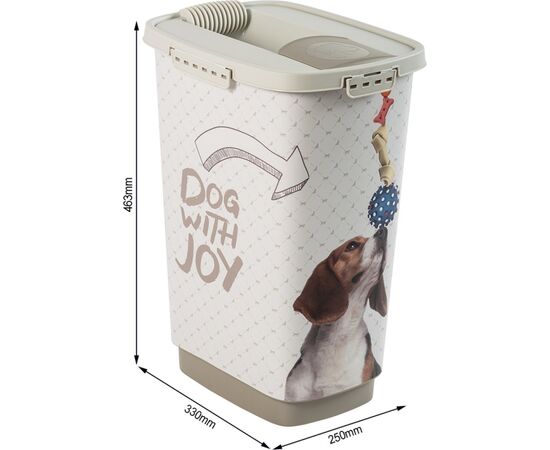 ROTHO CODY BEIGE - FOOD CONTAINER - 25L