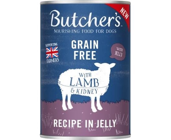 BUTCHER'S ORIGINAL RECIPE IN JELLY MIX SMAKÓW Z WĄTRÓBKĄ LUB NERKAMI KAWAŁKI W GALARETCE KARMA DLA PSA 6 X 400G