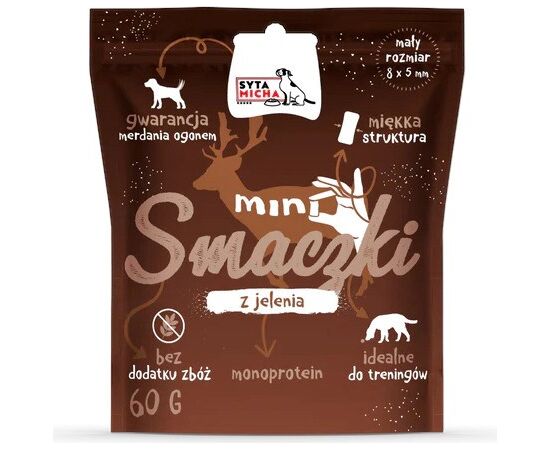 SYTA MICHA MINI DEER TREATS - DOG TREAT - 60 G