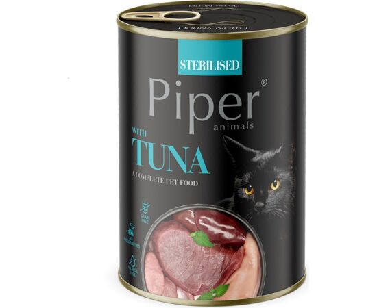 DOLINA NOTECI PIPER STERILISED WITH TUNA - WET CAT FOOD - 400G