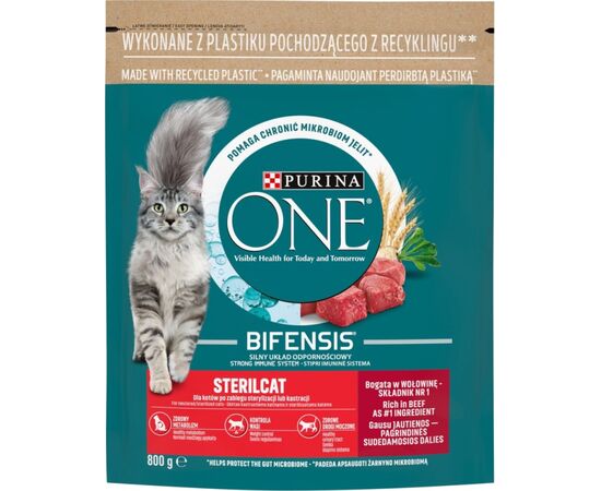 PURINA NESTLE PURINA ONE STERILCAT RICH IN BEEF AND WHEAT 800G