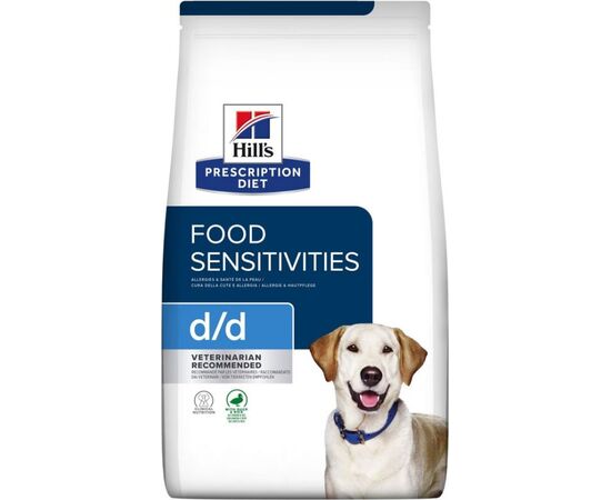 HILL'S PD D/D FOOD SENSITIVITIES, DUCK AND RICE - DRY DOG FOOD - 4KG