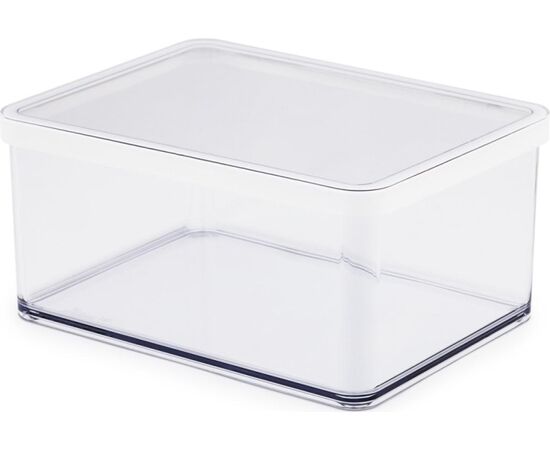 ROTHO POJEMNIK NA PRZYSMAKI SZEROKI 2.25L LOFT TRANSPARENTNY/BIAŁY
