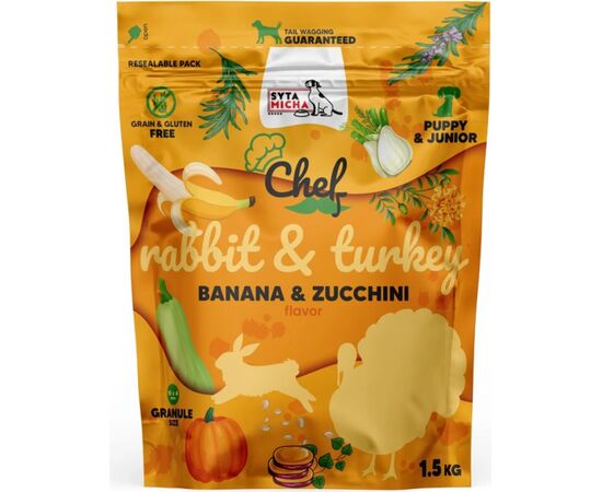 SYTA MICHA CHEF RABBIT WITH TURKEY JUNIOR - DRY DOG FOOD - 1.5KG