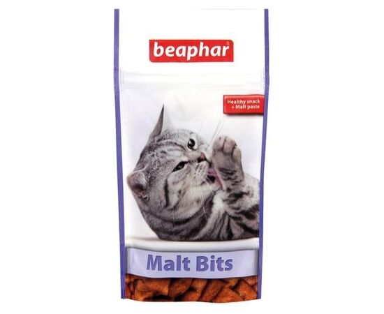 BEAPHAR MALT BITS - CAT TREAT AGAINST PILOBEZOARS - 150 G