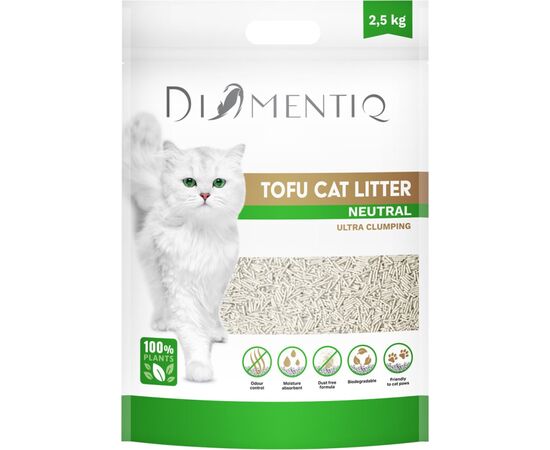 DIAMENTIQ ŻWIREK TOFU ZBRYLAJĄCY 2,5 KG NATURALNY