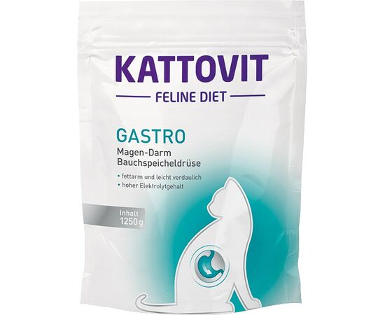 KATTOVIT GASTRO 1.25KG CATS DRY FOOD ADULT VEGETABLE