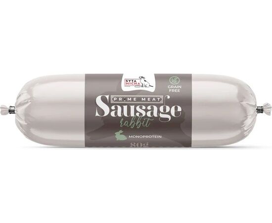 SYTA MICHA PRIME MEAT SAUSAGE RABBIT - DOG TREAT - 80G