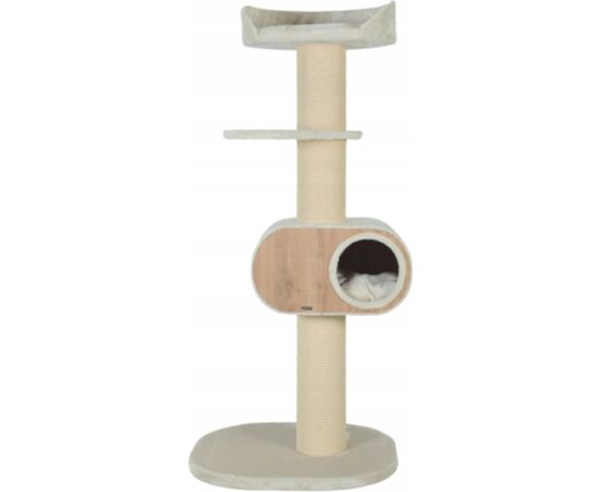 ZOLUX SCRATCHING POST WONDERFUL CAT 3 COLOUR BEIGE - CAT SCRATCHING POST - 62.5 X 63 X 158 CM