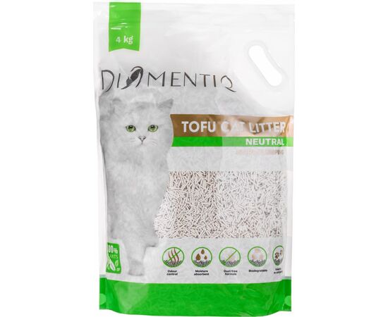 DIAMENTIQ ŻWIREK TOFU ZBRYLAJĄCY 4 KG NATURALNY