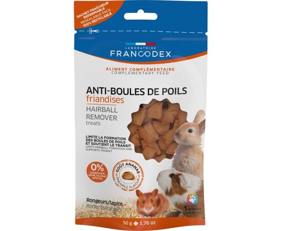 FRANCODEX ANTI-HOOKING TREATS - RABBIT TREAT - 50G